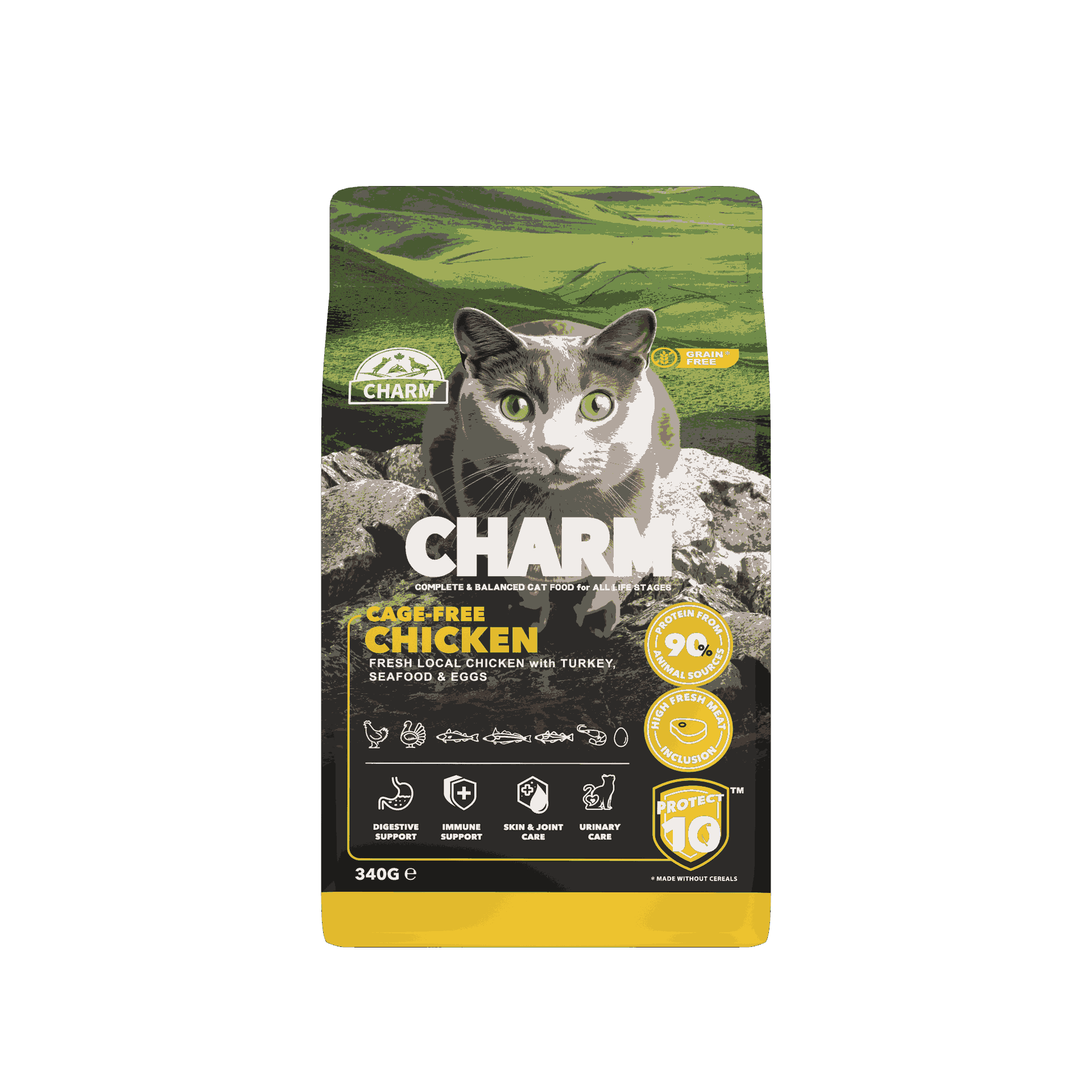 CHARM Cage-Free Chicken Cat Food 340 gr